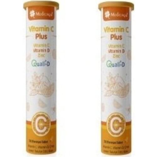 Vitamin C Plus Zinc D3 Vitamin Effervescent 2x20 Tablet