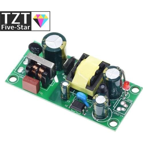 TZT 5V 2A AC-DC Switching Power Module Isolated Power 220V to 5V Switch Step Down Buck Converter Bare Circuit Board 5V2A