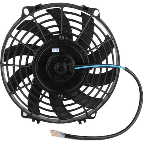 Universal Cooling Fan 12V 24V 80W 9inch Car Curved Blade Air Conditioner Condenser Electric Cooling Fan Radiator cooling fan