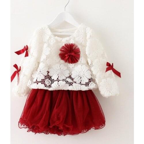 Spring Girls Flower Net Yarn Splicing Dress 0-2 Years Baby Birthday Party Dresses Lace Cape Costume Toddler Infant Kids Clothing