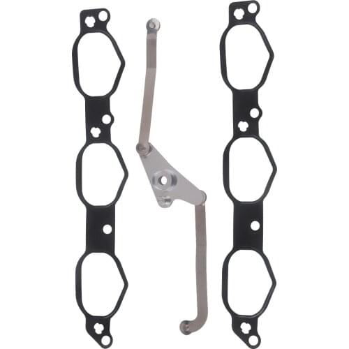 Intake Manifold Air Flap Runner Lever Repair Kit with Gasket Replacement for Mercedes Benz M272 V6