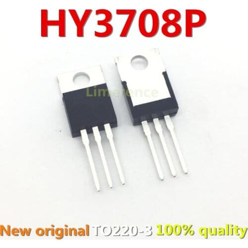 100% nuevo 50 unids/lote original MOSFET HY3708P 170A80V HY3708 TO-220 Transistor