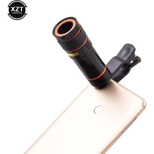 2019 Mobile Phone Camera Lens 12X Zoom Telephoto Lens HD External Telescope With Universal Clip for iPhone Smartphone Sumsung