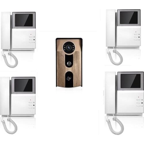 4.3 Inch ID Card Access Control 1V4 Video Door Phone XSL-43E156-IDT