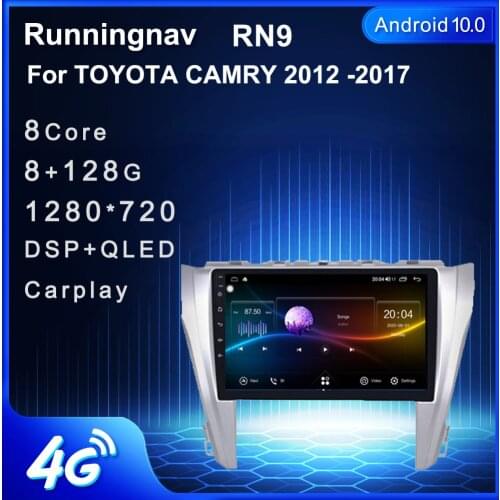 4G LTE Android 10.1/9/8.1 Fit TOYOTA CAMRY 2012 2013 2014 Multimedia Stereo Car DVD Player Navigation GPS Radio