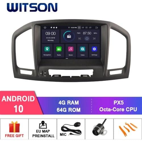 WITSON Android 10 Octa- core 4G RAM +64G ROM CAR DVD PLAYER GPS For OPEL INSIGNIA 2008-2011 car audio radio gps player