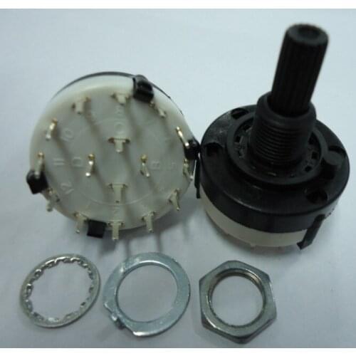 [ BELLA]Taiwan producing all plastic band switch rotary switch 4 knife block 3 20 axes can be self-regulating environmental temp