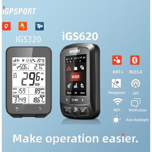 IGPSPORT Cycling Wireless Computer ANT+ Bicycle Speedometer IGS618 Bike Heart Rate Speed Cadence Sensor Computer Accessories