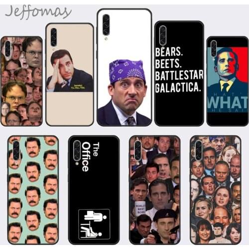 The office tv show What She Said Black Cell Phone Case For Samsung A20 A30 30s A40 A7 2018 J2 J7 prime J4 Plus S5 Note 9 10 Plus