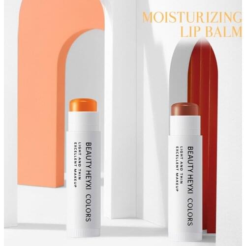 HEYXI Matte Lipstick Velvet Waterproof Long Lasting Dual-use Moisturizing Lip And Cheek Professional 2 Colors Beauty MakeupTSLM