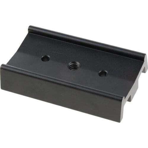 Metal Telescope Dovetail Mounting Plate for Equatorial Tripod Long Version - 70mm (Black)