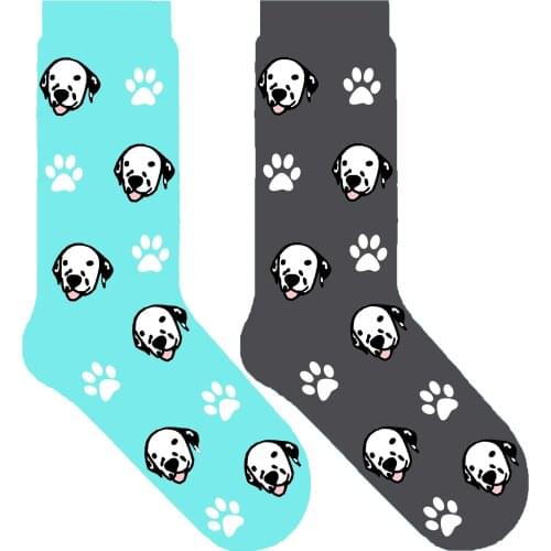 Dalmatian dog crew socks women cute socks with paw and dog themed gift kawaii sock ORIGINAL dalmatian puppy present 50 pair/lot