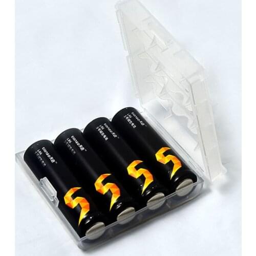 New Portable Plastic 4x AA Battery Case Hard Plastic Cases Holder Comtainer Storage Box Cover for AA AAA 14500 10440 Battery