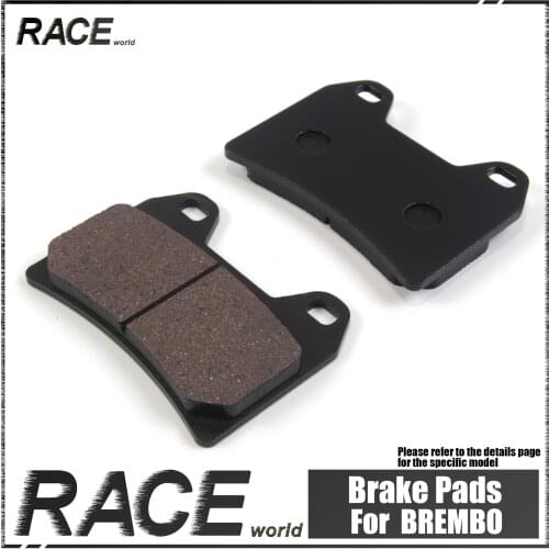 Motorcycles Front / Rear Brake Pads For BREMBO 20 6800 10 20 -Goldline 4 piston P4 30 For CAGIVA 1000 Raptor 2000 - 2005
