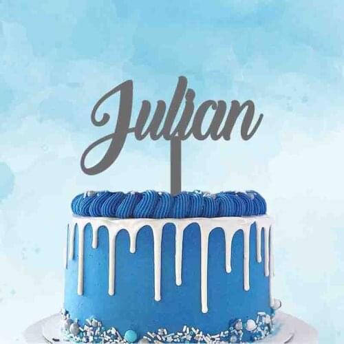 Personalized Name Cake Topper Custom name Private Party Cake Decoration Topper