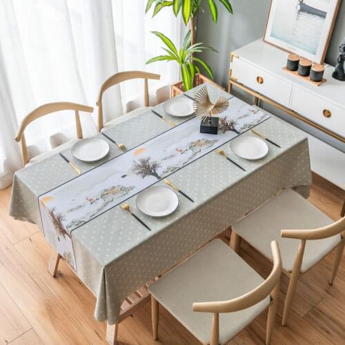 PVC Table Cloth Waterproof Table Cover Cloths Rectangular Plastic Dinner Oilcloth Tablecloth Plaid Pattern Coffee Table Mat