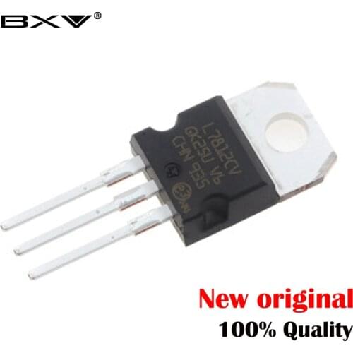 10PCS L7812CV TO-220 L7812 LM7812 7812 Positive-Voltage Regulators IC