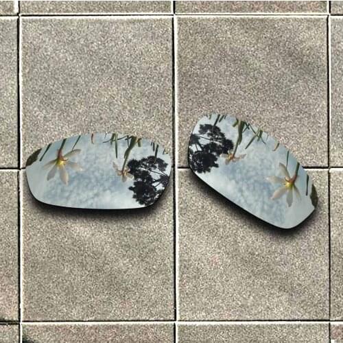 Silver Titanium Polarized Sunglasses Replacement Lens for-Oakley Blender Frame 100% UV Protection Good Fitness