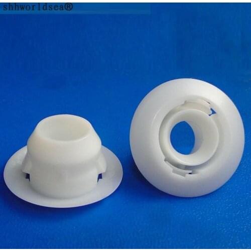 Shhworldsea auto clip fasteners Body side skirt guard white for benz