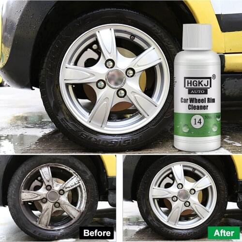 HGKJ 14 Cleaner Car Wheel Liquid Hub Decontamination Rust Removal 50ml