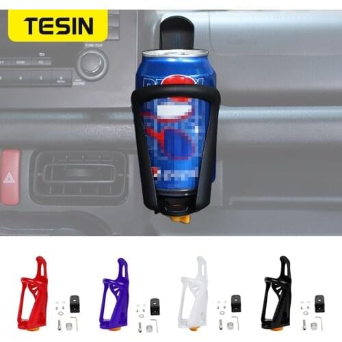 TESIN Car Cup Bracket Drink Water Bottle Holder Stand Bracket Organizer for Suzuki Jimny JB74 2019-2021 Car Interior Accessories