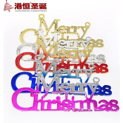 Christmas tree decoration 10cm small double layer flannel powder Decoration Christmas flower multi color optional 5g