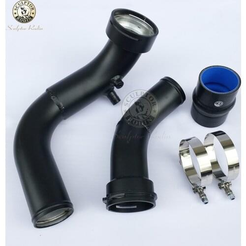 Intake Charge pipe Aluminum OEM Replacement For BMW F20 F30 M135i M235i 335i 435i N55 3.0T blak