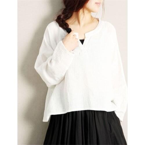 Plus size t-shirt,New style V neck batwing sleeve loose casual cotton linen shirts,large size shirt