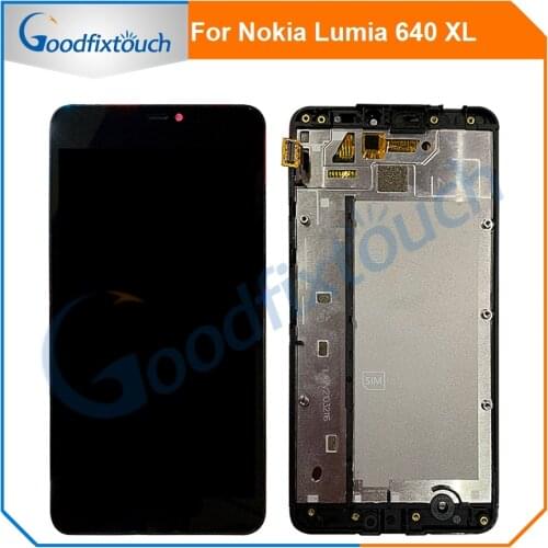 LCD Display For Nokia Lumia 640 XL LCD Display Touch Screen Digitizer Assmebly With Frame For Microsoft 640 XL Replacement Parts