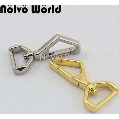 10-50 pieces 16mm 20mm 4 color Triangle shaped snap hook Metal parts accessories Bag strap carabiners