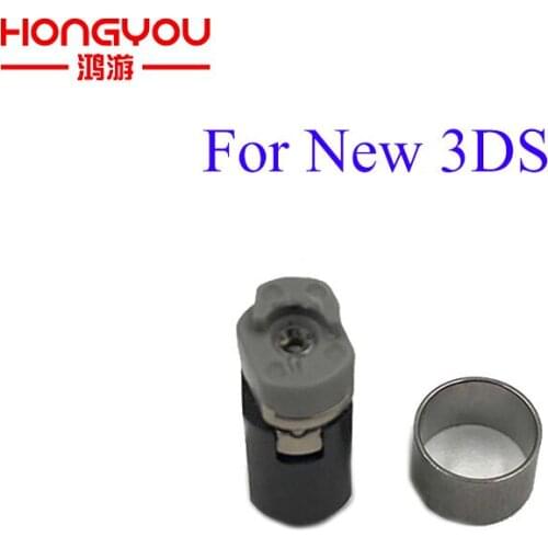50Sets Original For Nintendo new 3DS Hinge Axle Shaft with Hoop Rotating Shaft Spindle Hinge Axis Replacement
