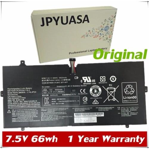 7XINbox 7.5V 66wh Original L14L4P24 L14M4P24 Laptop Battery For Lenovo YOGA 4 PRO 900 900-13ISK 900-IFI 900-ISE 5B10H43261