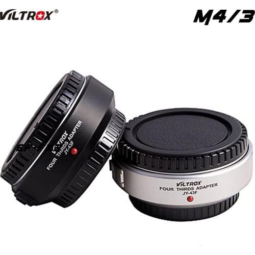 Viltrox M4/3 AF Lens to Micro 4/3 Auto Focus Camera Adapter Mount for Olympus Panasonic E-PL1 EP-3 E-PM1 E-M5 G1 G3 GH5 GF6 DSLR