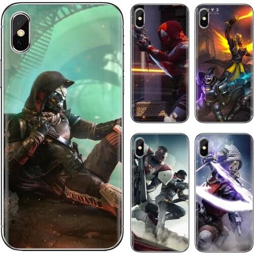 For iPhone 10 11 12 Pro Mini 4S 5S SE 5C 6 6S 7 8 X XR XS Plus Max 2020 2-viedo-C-game-Destiny Silicone Phone Shell Case