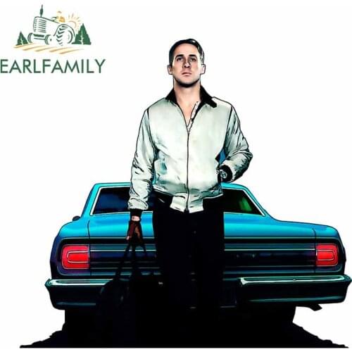 EARLFAMILY 13cm x 12.3cm for Driver Man Anime Car Stickers Refrigerator Scratch-Proof Decal Personality Motorcycle Car Styling