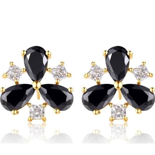 Women's Gold Earrings Elva Dong China