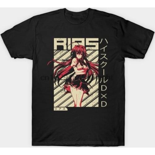 Men t-shirt Rias Gremory High School DxD Anime Shirt Tshirt Women T Shirt Men Cotton Tees Harajuku