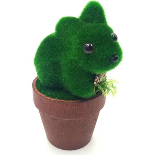 Artificial Grass Rabbit Wedding Home Decoration Real Touch Flower Plants Grass Without Pots Valentines Day Artificial Flowers