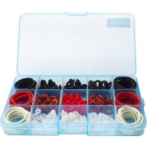 Royun Set B Tattoo Machine Accessories Set O-Ring Rubber Band Pin Needle Nipple Supplies Kit For Tattoo Machine Power Set