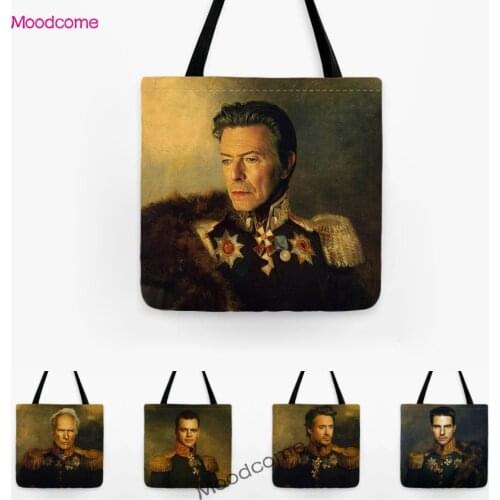 Neoclassical Russian General Costume Hollywood Super Star Movie Singer Actor Face Replacement Unique Fashion Shoulder Tote Bag