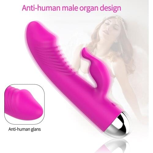 New Female Masturbation Device Double-Headed Vibrating Vibrator Appliance G-Spot Vibrating Stick Appeal Sex Products