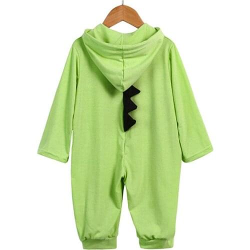 Newborn Infant Baby Rompers Boy Girl Christmas Pajamas Dinosaur Cartoon Animal Hooded Costumes Babies Toddlers Jumpsuit Outfits