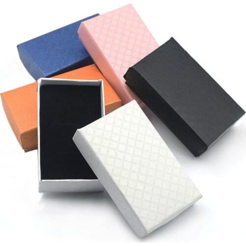 New Gift Packaging Boxes Party Gift Boxes&Bags Design Fashion 1pc Cardboard Paper For Necklace Bracelet Earring Jewelry Storage