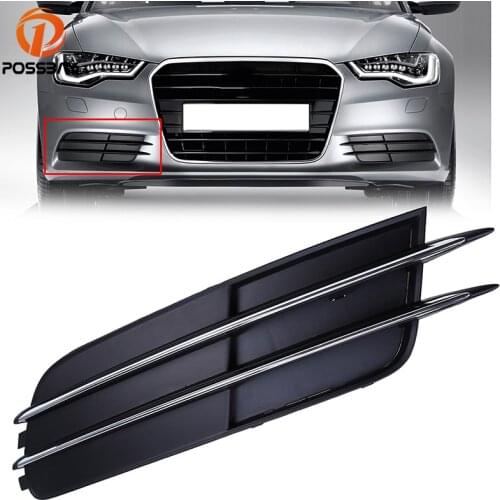 POSSBAY Car-Styling Front Lower Grille Fit for Audi A6 C7 Sedan/Avant 2011/2012-2015 Pre-facelift Right Exterior Accessories