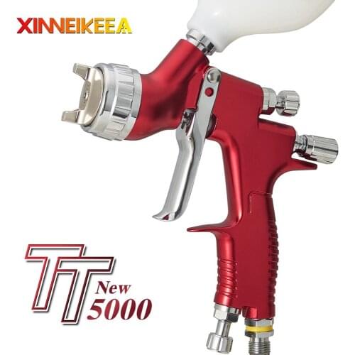 New HVLP TT 5000 High-End Automotive Spray Gun High Atomization Professional Spray Gun Caliber Size 1.3mm Cup Capacity 600ml