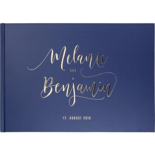 Custom any language Wedding guestbook Gold Foil Guest Book engagement bridal journal photo booth book guest sign in book