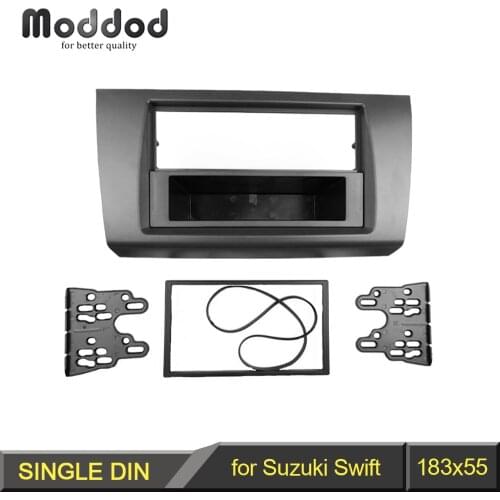 1 Or Double Din Radio Fascia for Suzuki Swift DVD Panel Dash Mounting Trim Kit Frame Bezel Facia