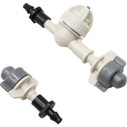 Garden misting nozzle Drippers Drip irrigation fog nozzle water mist sprinkler With 1/4" Connector 6pcs