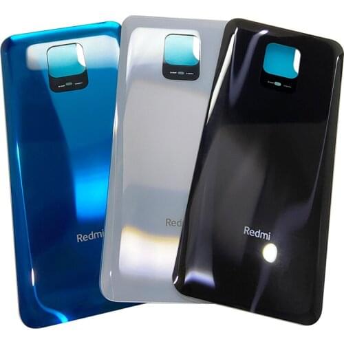 Xiaomi Redmi NOTE 9S Back Battery Glass Cover Note9 Pro Rear Housing Door Case For Redmi Note 9 Pro Max Battery Cover Replace