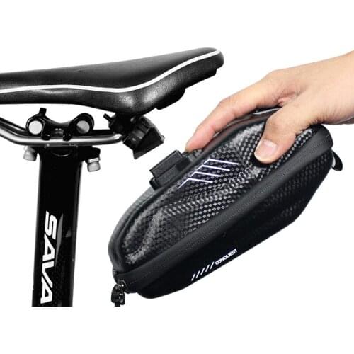 WILD MAN New Anti-Press Cycling Saddle Bag Waterproof Bicycle Seat Bag Rainproof Tools Bag Pouch Bike Equipment